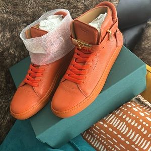 RARE Orange BUSCEMI sneakers